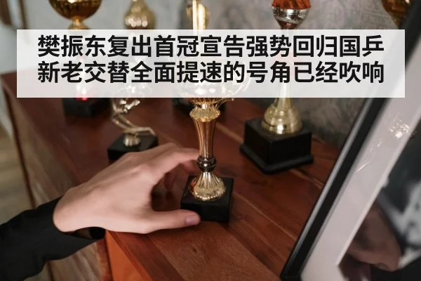 樊振东复出首冠宣告强势回归国乒新老交替全面提速的号角已经吹响